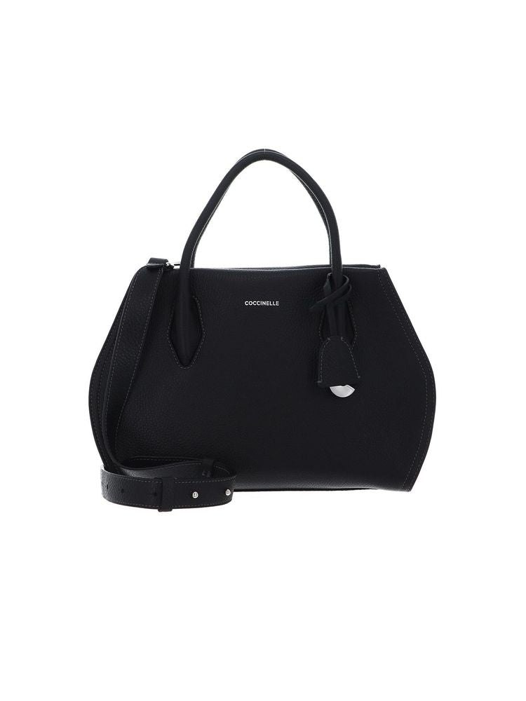 Coccinelle 100% Cowhide shoulder bag in black