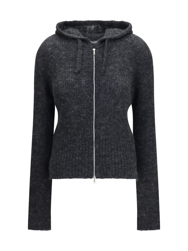 Our Legacy 55% Alpaca Vicugna Pacos hoodie in gray