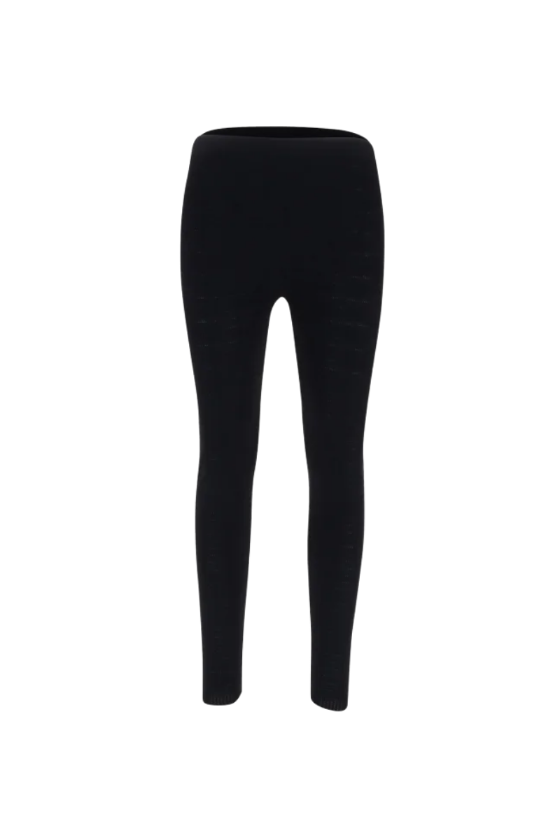 Givenchy Lace Monogram Stretch Legging_black Black Clothing