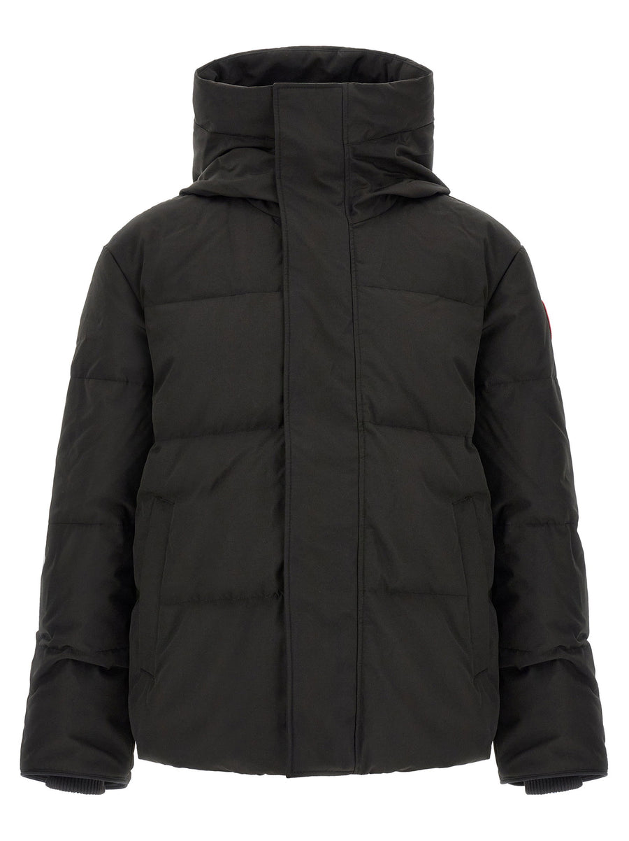 Canada Goose Down-filled down jacket in black