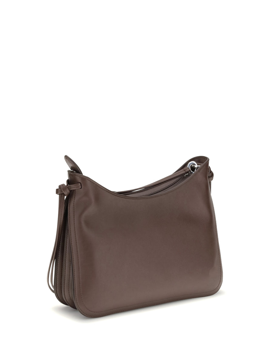 Shoulder Bag Gig Cognac Leather Cognac/silver Calf