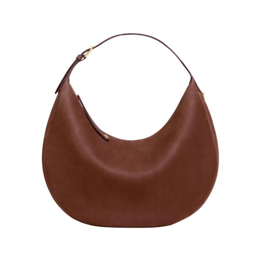 Celine Calfskin leather shoulder bag in brown