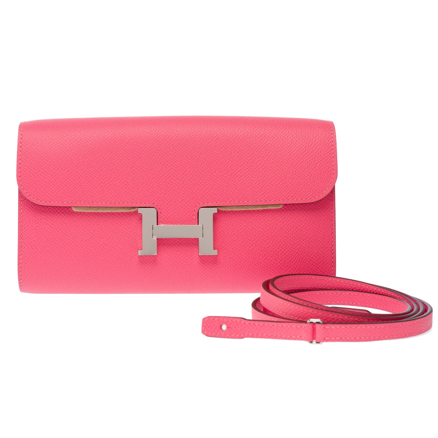 Sac Hermes Constance En Cuir Rose - 103527 Pink