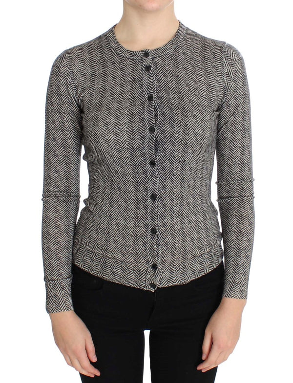 Dolce & Gabbana 100% Wool cardigan in gray