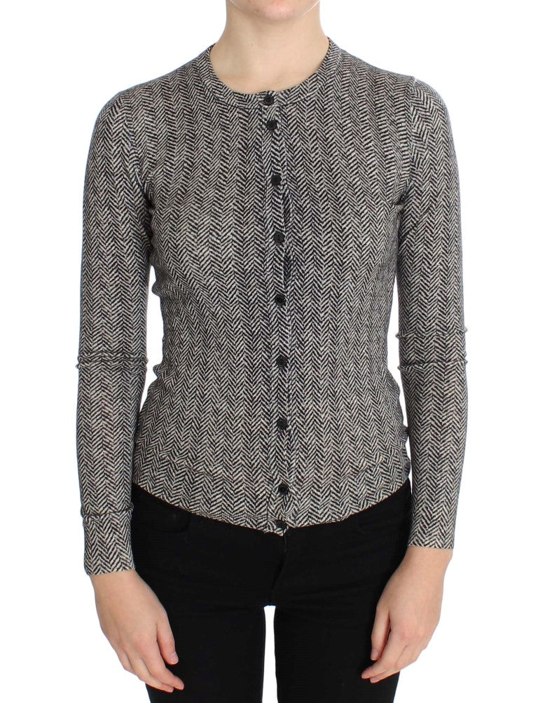 Dolce & Gabbana 100% Wool cardigan in gray