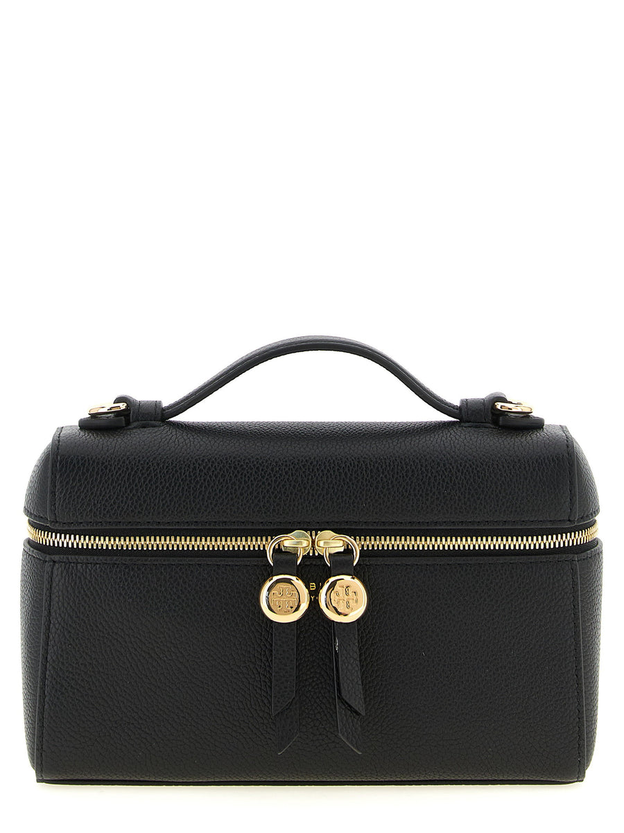 Tory Burch Romy Slim Top Handle Bag — Black
