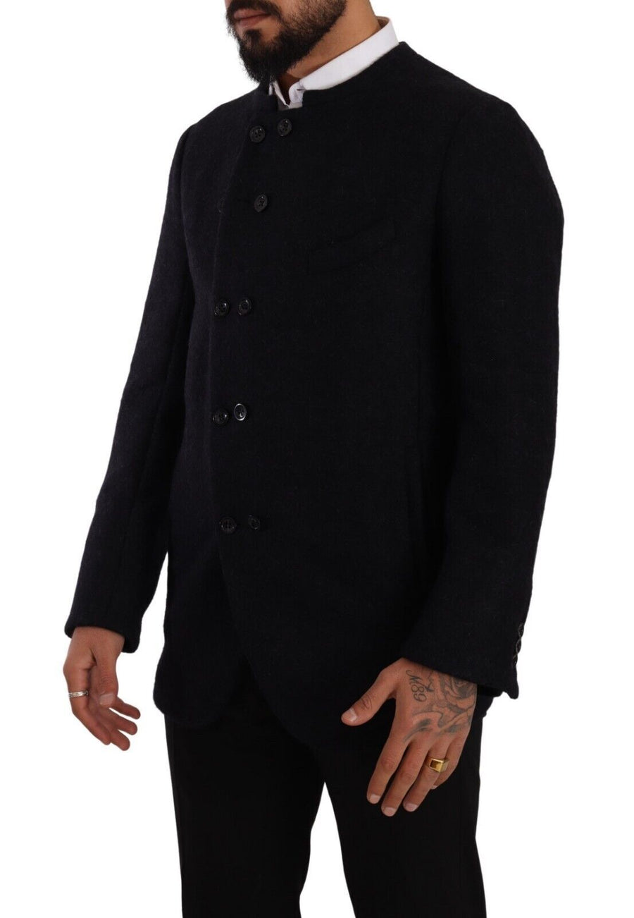 Dolce & Gabbana 51% Alpaca coat in black