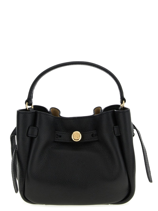 Tory Burch Romy Bucket Bag — Black