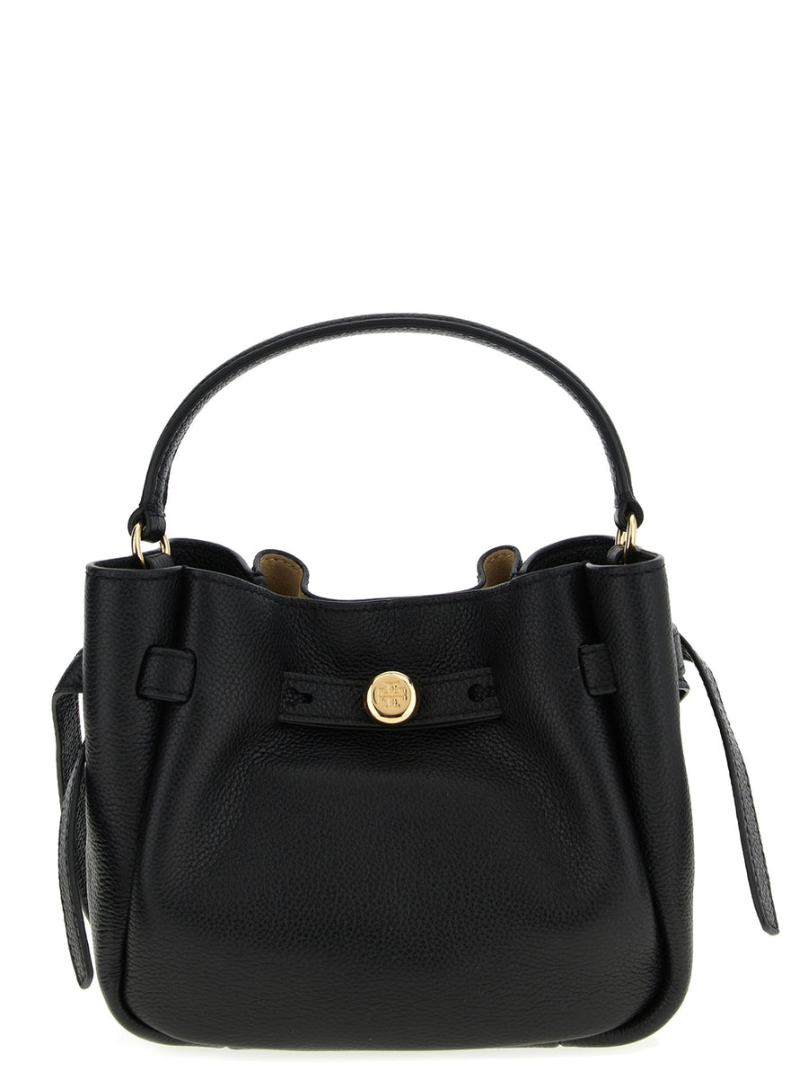 Tory Burch Romy Bucket Bag — Black