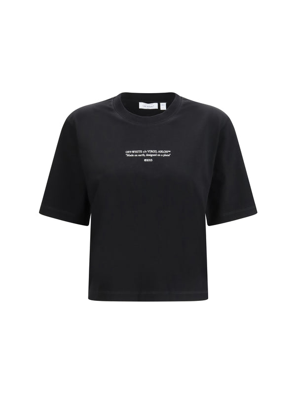 Off-White 100% Cotton t-shirt in black