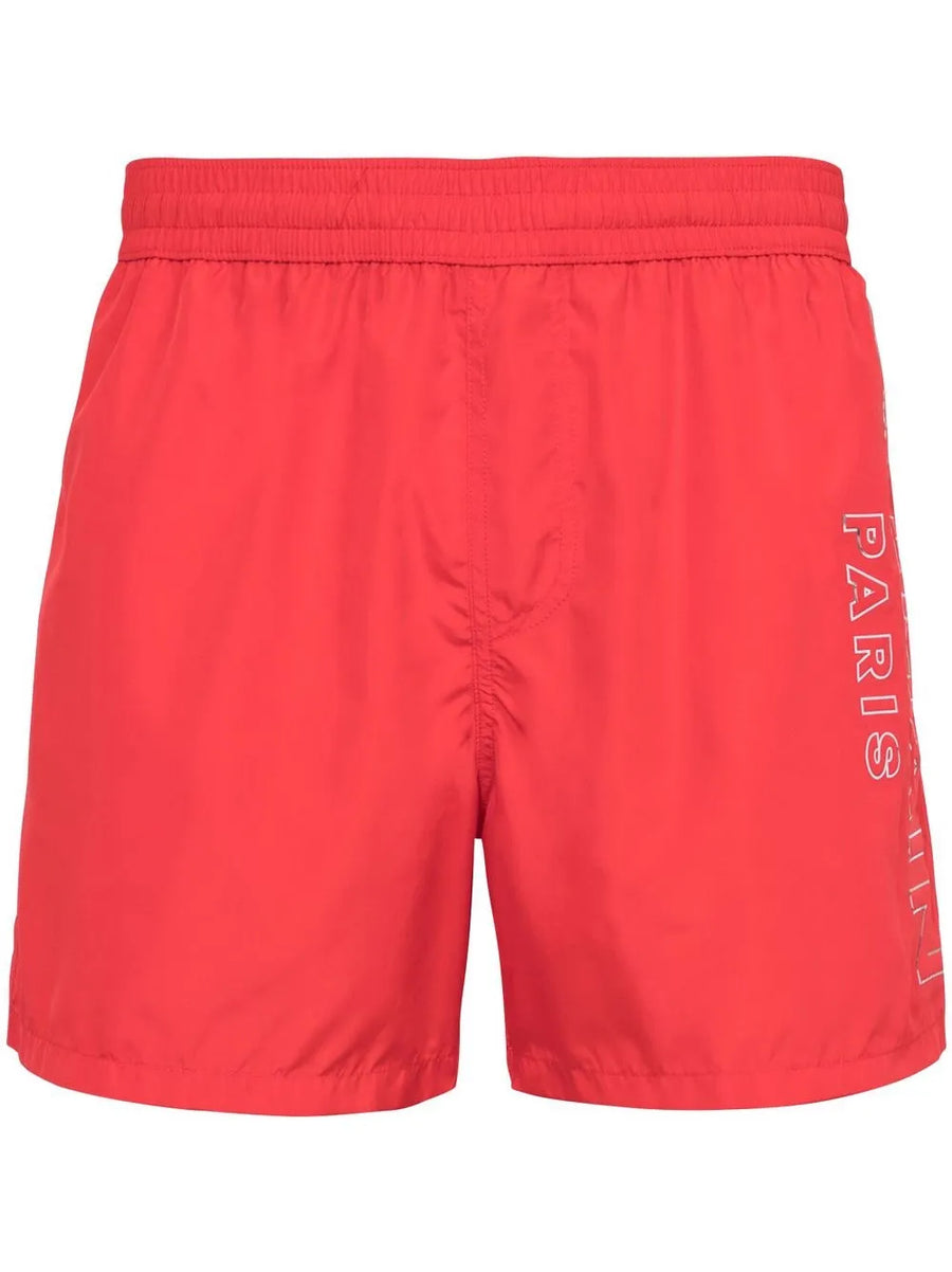 Balmain Polyester 100% swim shorts in red