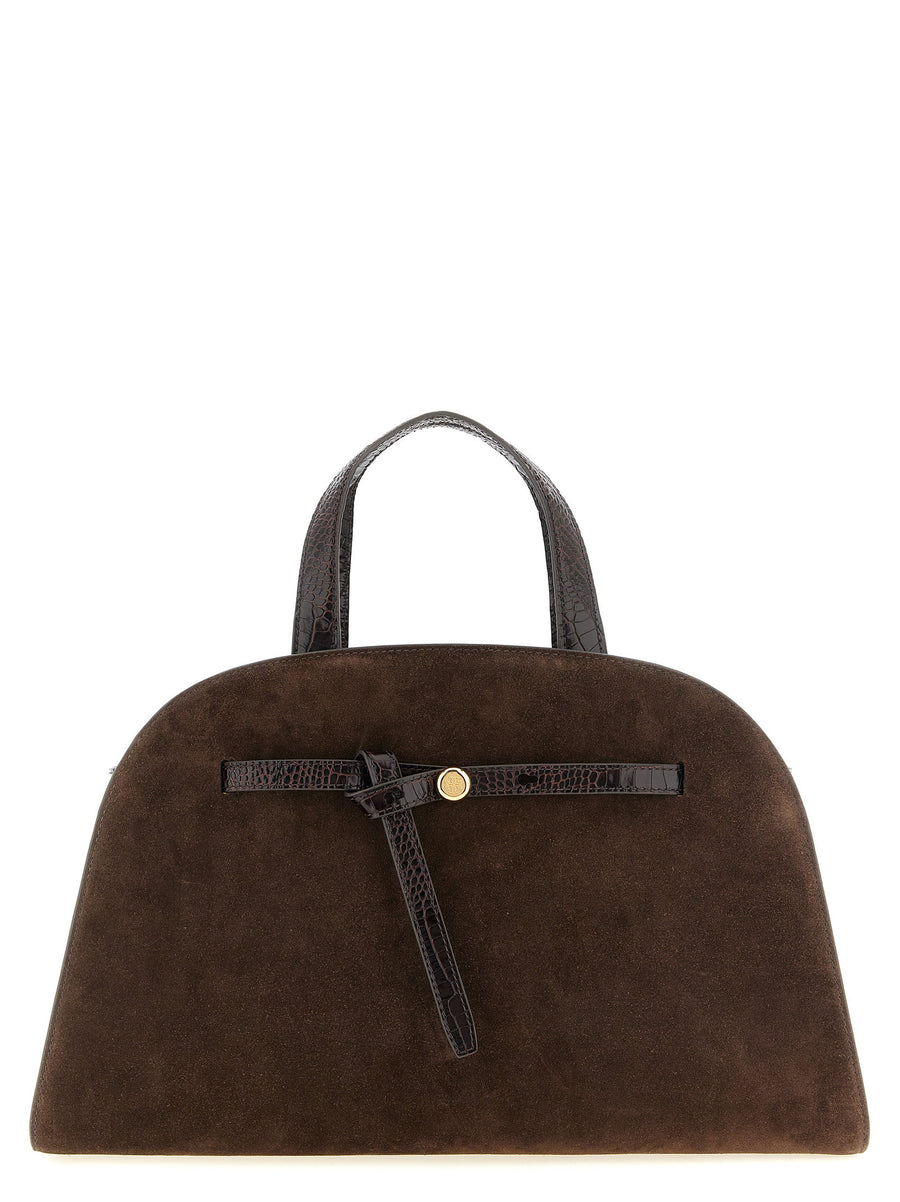 Tory Burch Romy Top Handle Bag — Brown