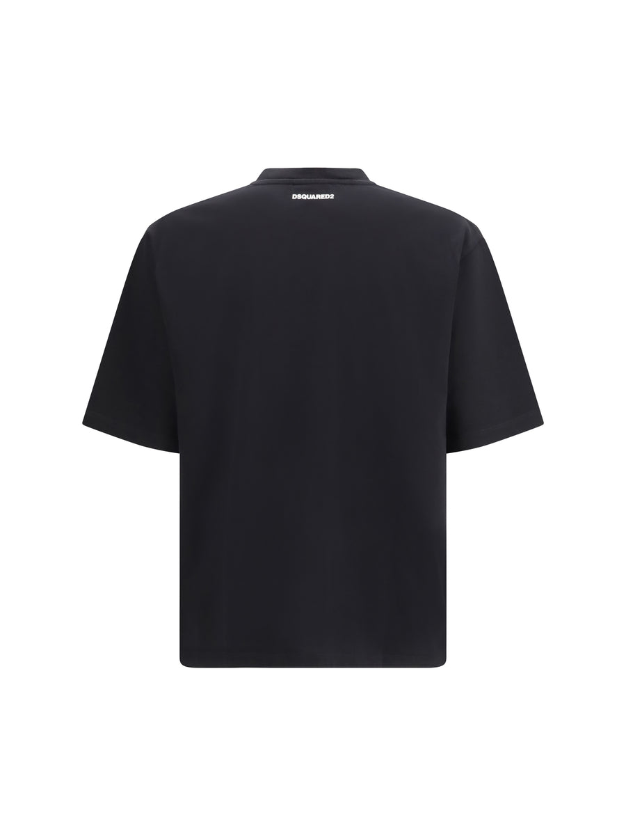 T-Shirt Iconique Black Cotton T-shirts
