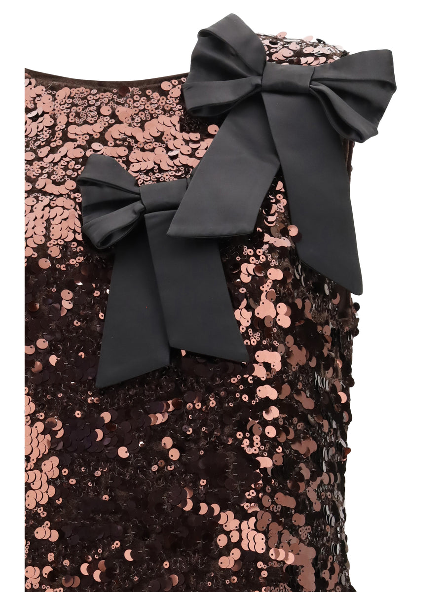 Midi Dress Sequin Demitasse Recycled Polyester
