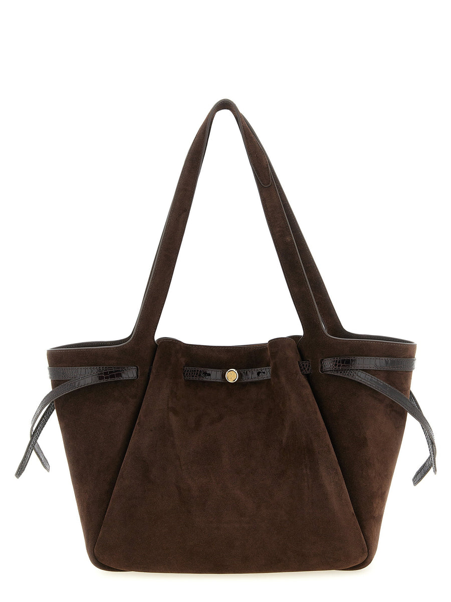 Tory Burch Romy Shoulder Bag — Brown