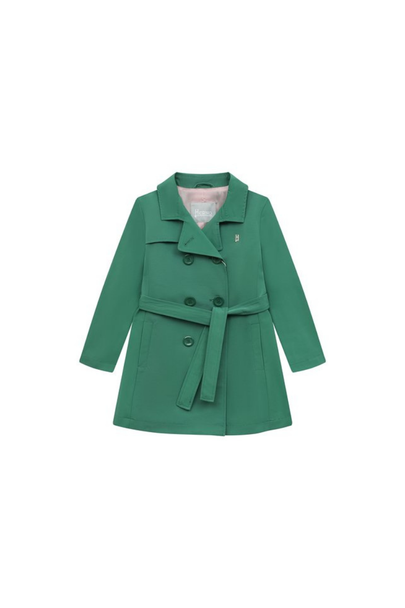 Herno 54% Polyester coat in green