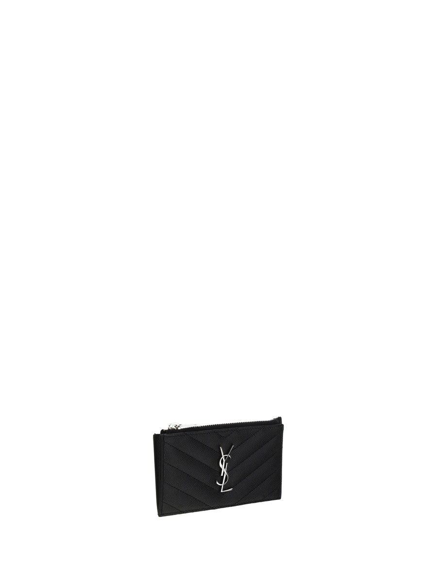 Cardholder Black Calf Leather Wallets & Purses