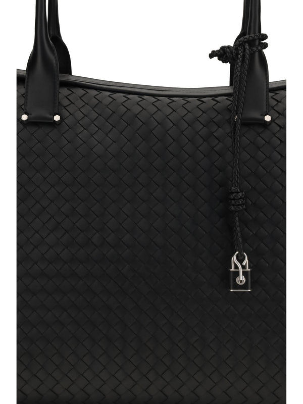 Duffels Travel Bag Nappa Black-Silver Black/silver Lamb Leather Shoulder