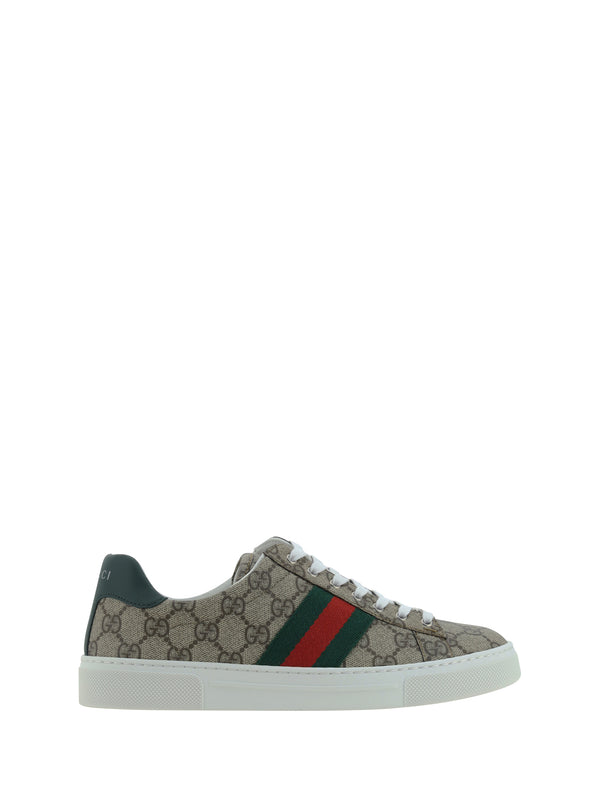 Gucci Upper: 100% Fabric; Sole: 100% Rubber sneaker in beige