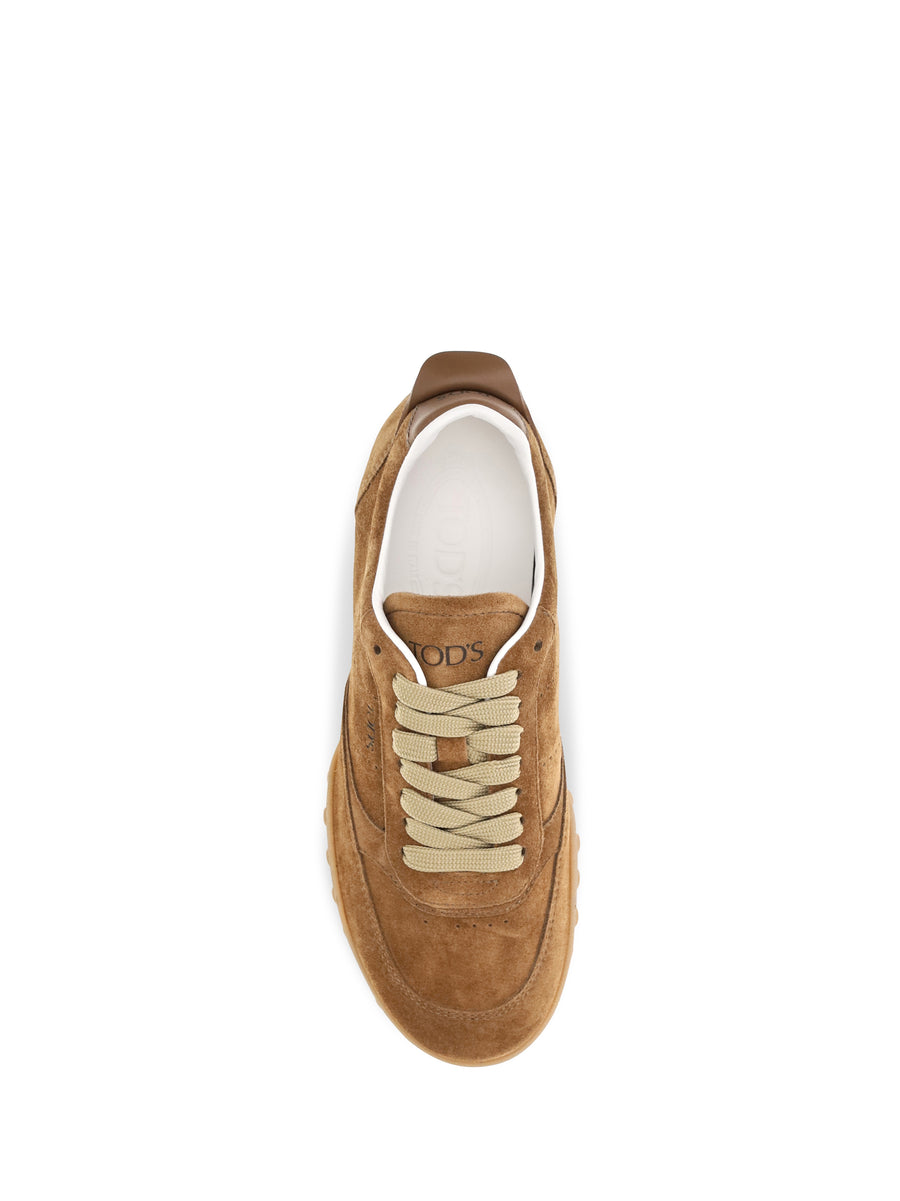 Sneakers Suede Light Brown Upper: Trainers