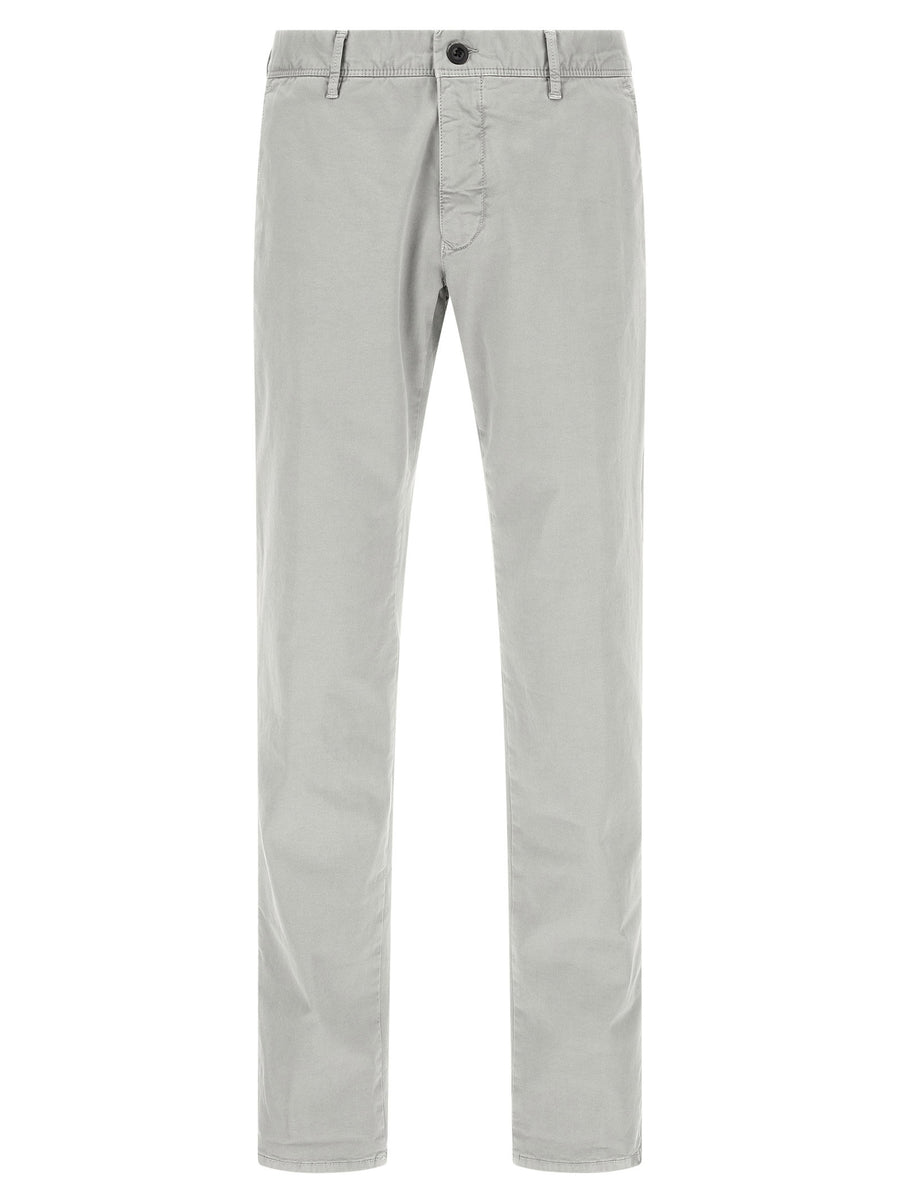 Incotex Stretch Cotton Trousers — Grey