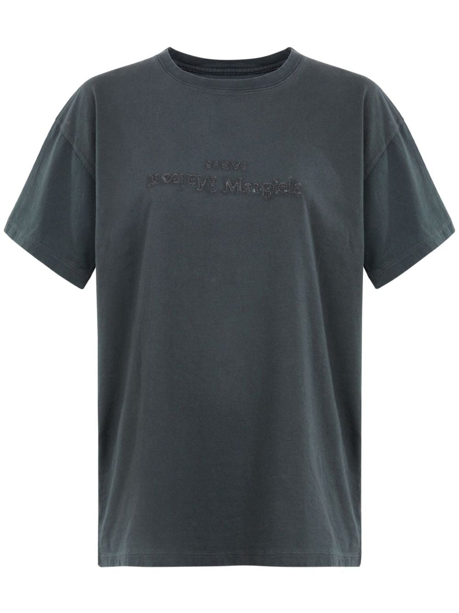 Maison Margiela Logo-embroidered cotton T-shirt