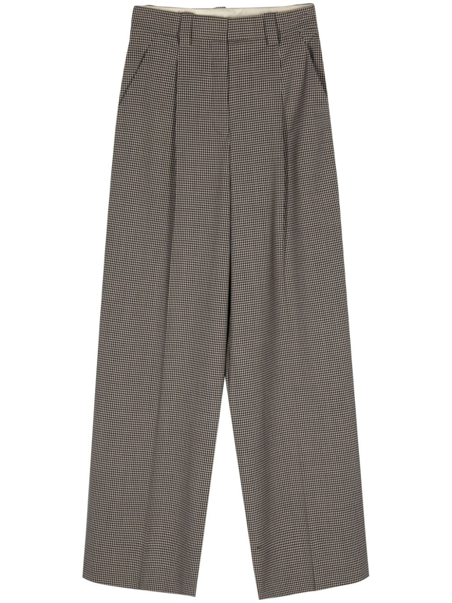 Alysi Wool blend wide-leg trousers