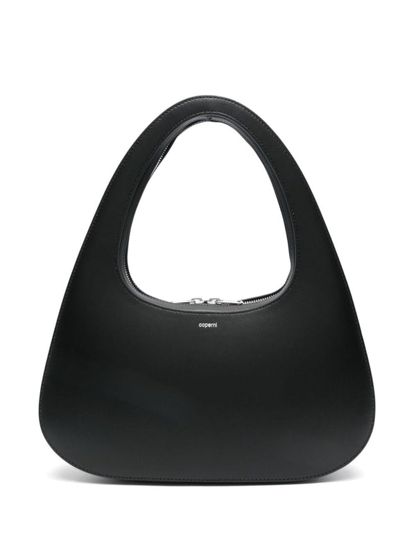 Coperni Calf leather shoulder bag in black