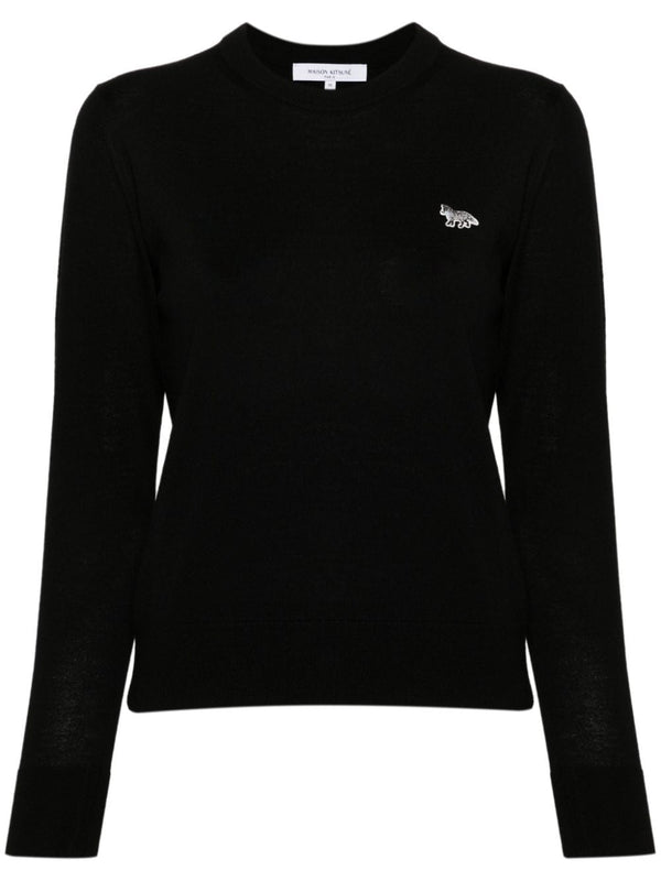 Maison Kitsuné Maison Kitsune Baby Fox-patch sweater