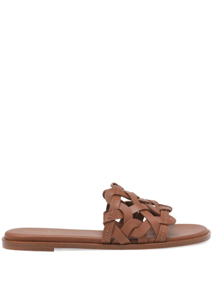 Gianvito Rossi Amalfi Sandal — Brown