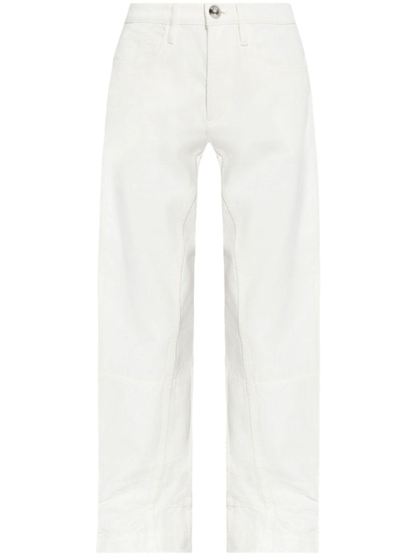 Jil Sander trousers in white