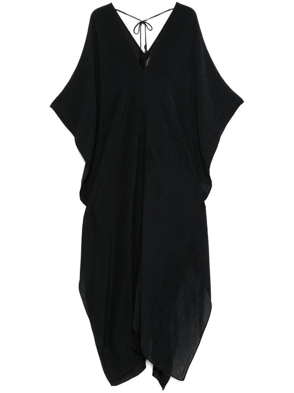 Taller Marmo Pre V-neck half-length sleeves V-back Rio Maggiore kaftan dress