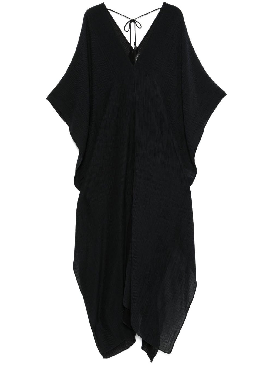 Taller Marmo Pre V-neck half-length sleeves V-back Rio Maggiore kaftan dress