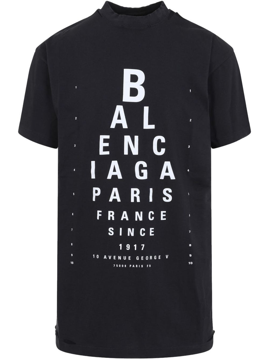 Balenciaga Paris T-Shirt — Black