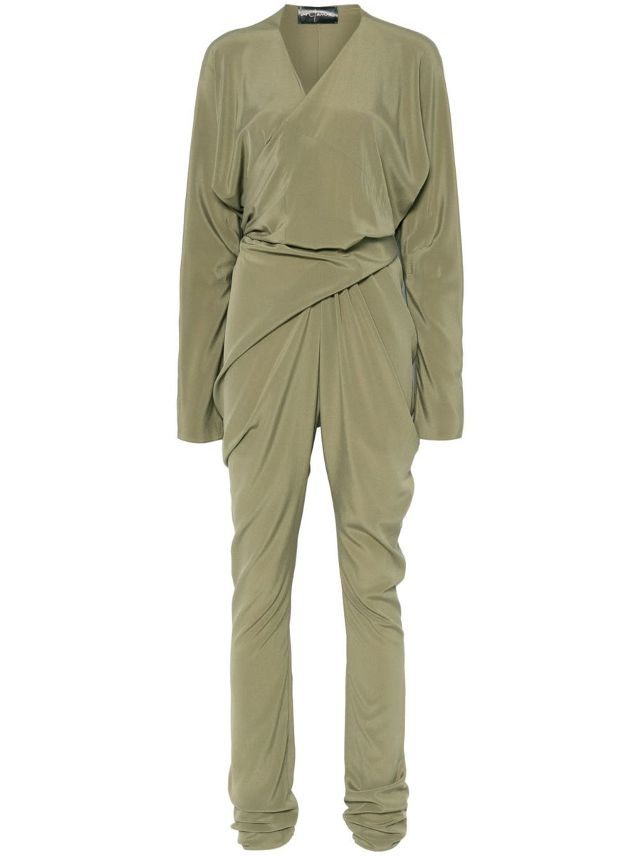 Cortana Serp Jumpsuit — Olive