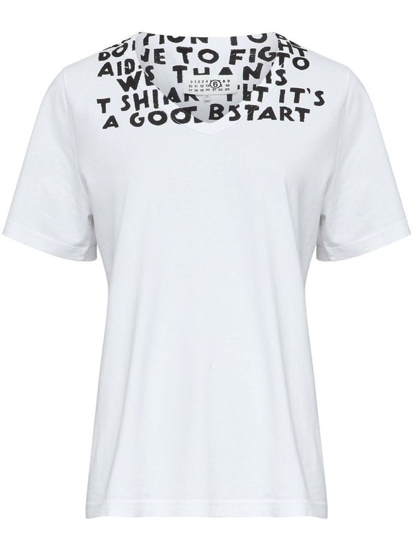 MM6 Maison Margiela t-shirt in white