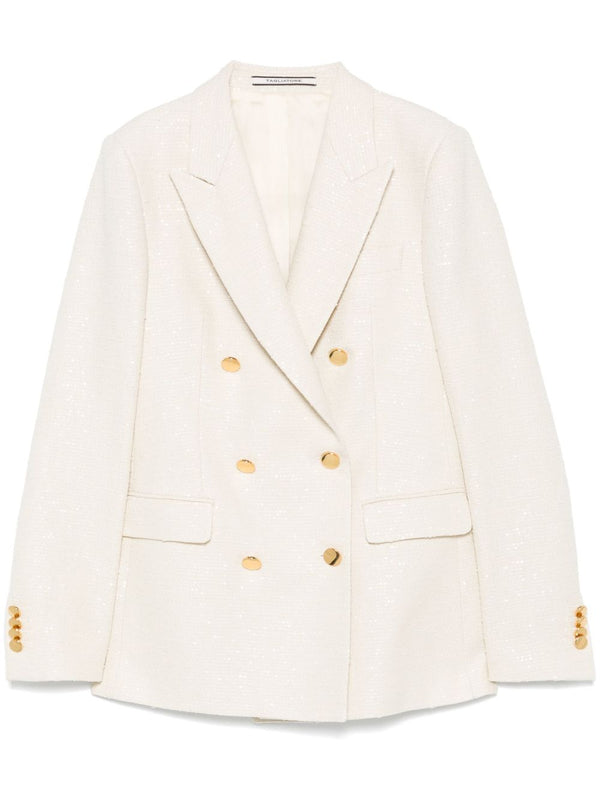 Tagliatore Cotton blend double-breasted jacket