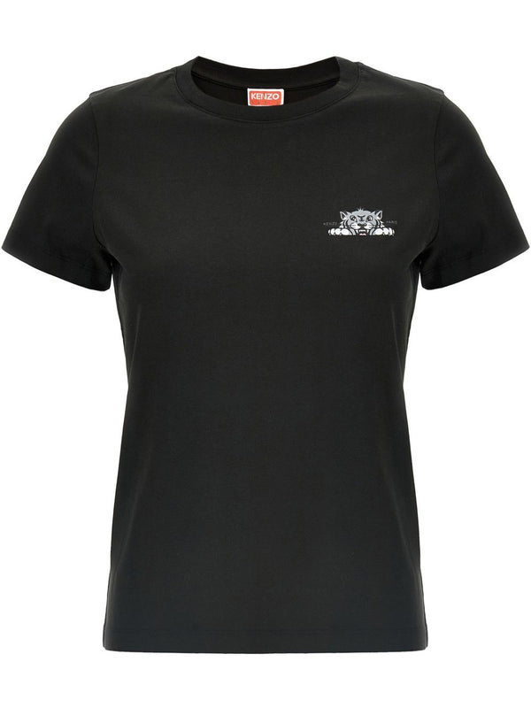 Kenzo Happy tiger cotton t-shirt