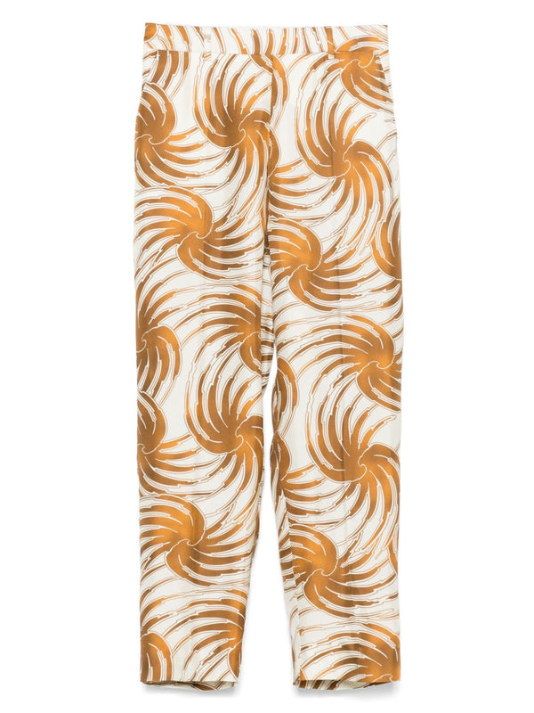 Alberto Biani Silk trousers