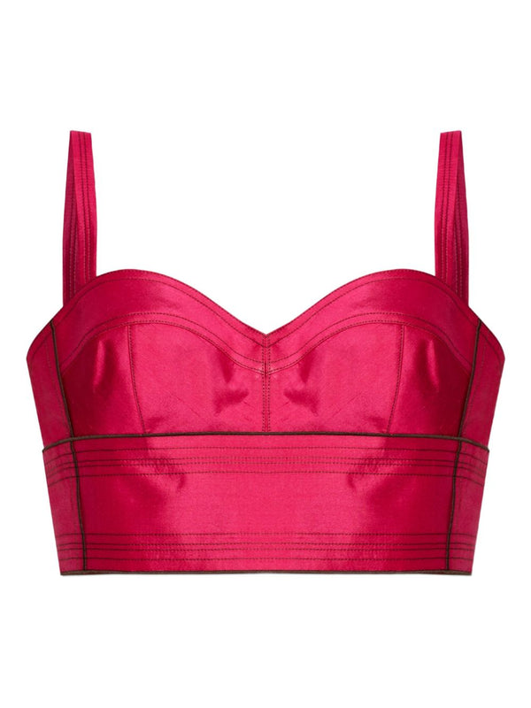 Tory Burch bra top in fuchsia