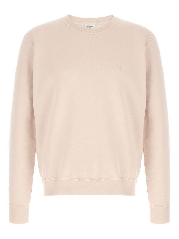 Saint Laurent Cotton sweatshirt in beige