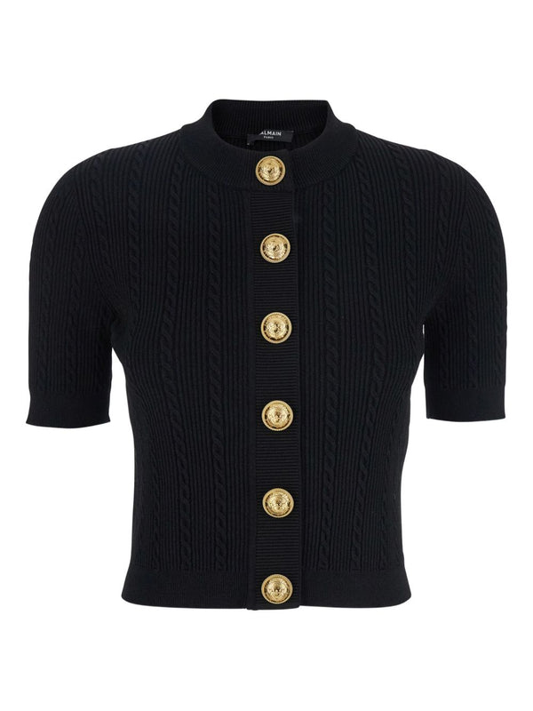 Balmain cardigan in black