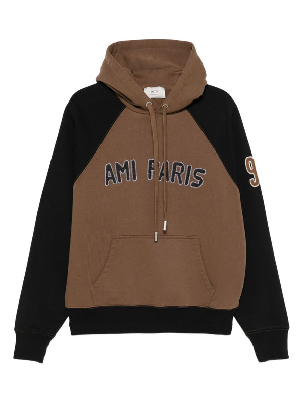 Ami Paris hoodie in caramel