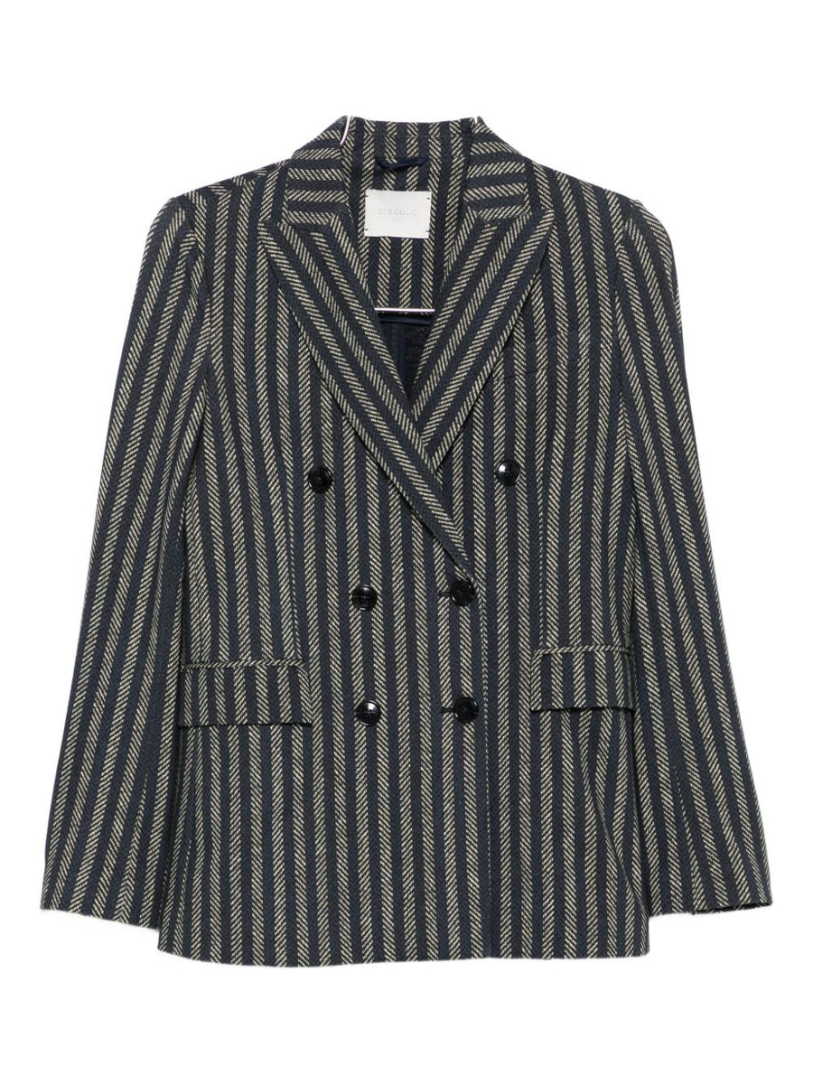 Circolo 1901 Cotton double-breasted jacket