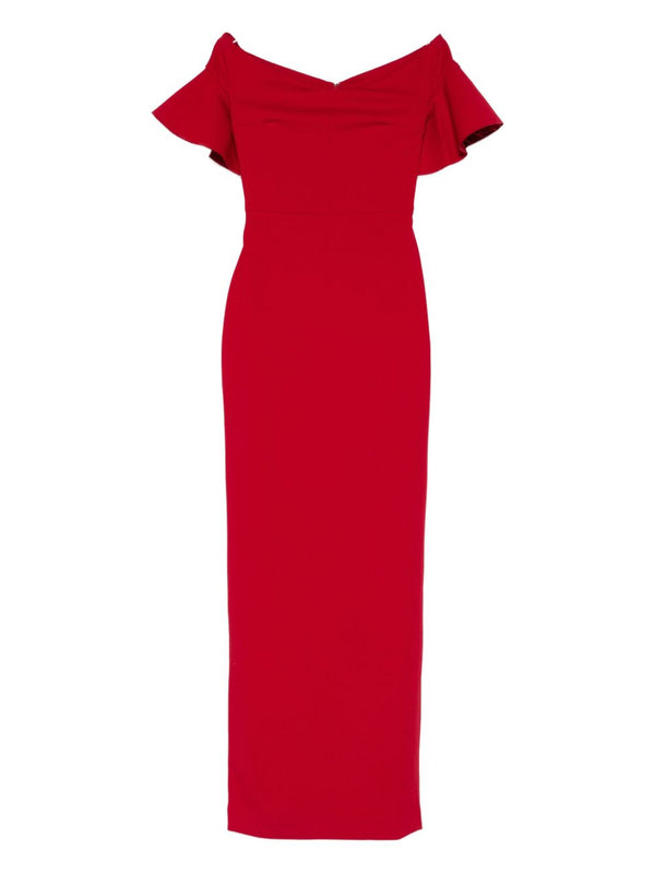 Solace London maxi dress in red