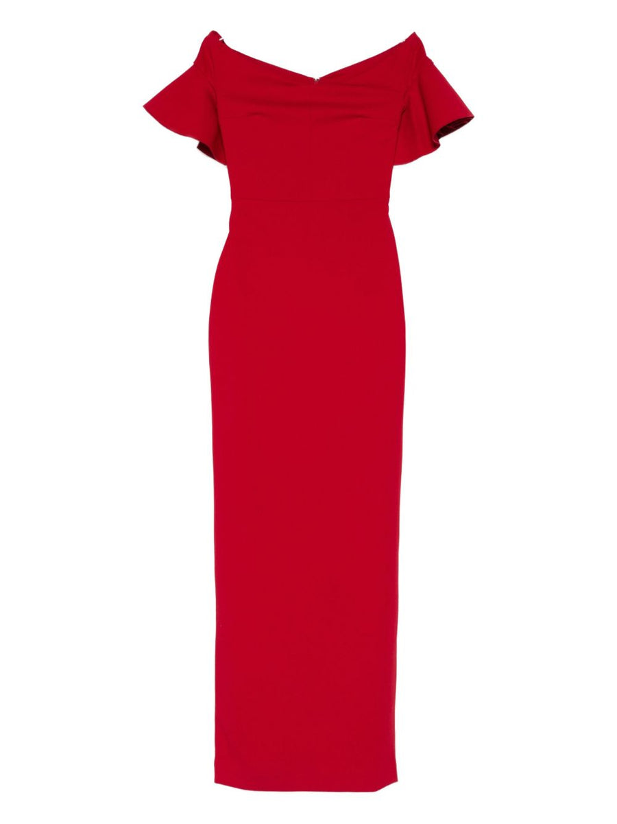 Solace London maxi dress in red