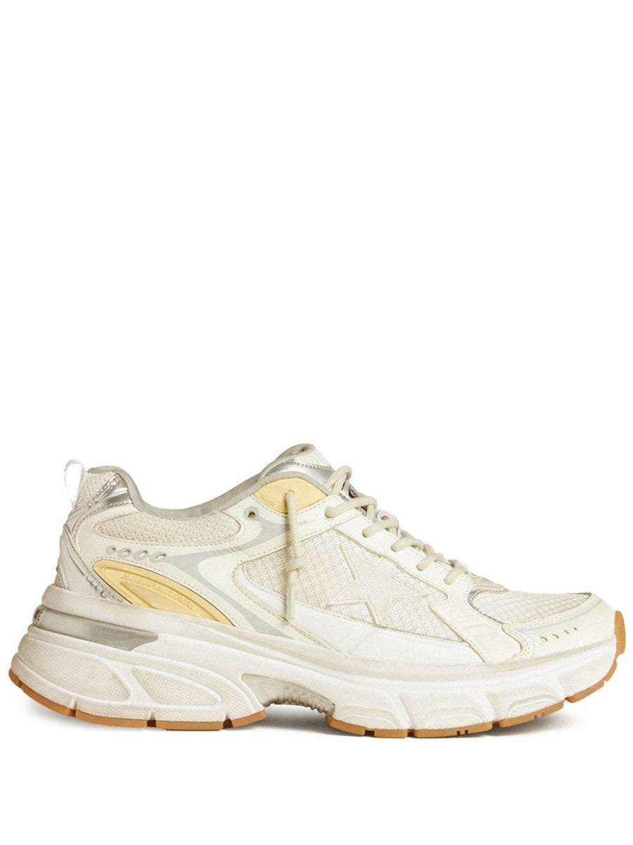 حذاء رياضي Golden Goose لايتستار — أبيض