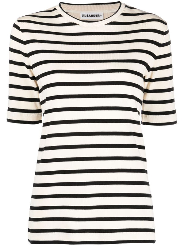Jil Sander Plus Striped cotton t-shirt
