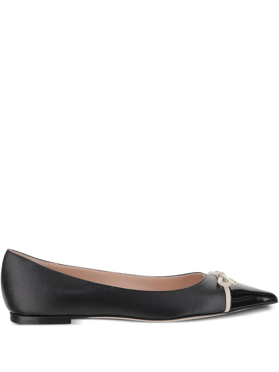Valentino Garavani Bepointy Ballet Flat — Black