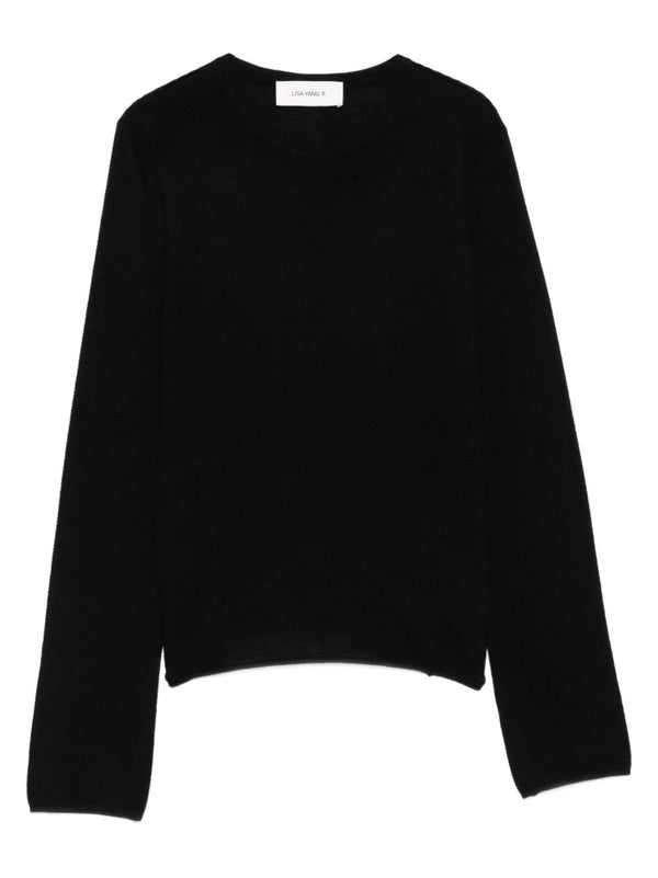 Lisa Yang Georgie Sweater — Black